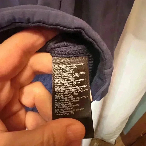 The North Face Womens Windwall Primaloft Hooded Jacket Medium Purple - Picture 7 of 8